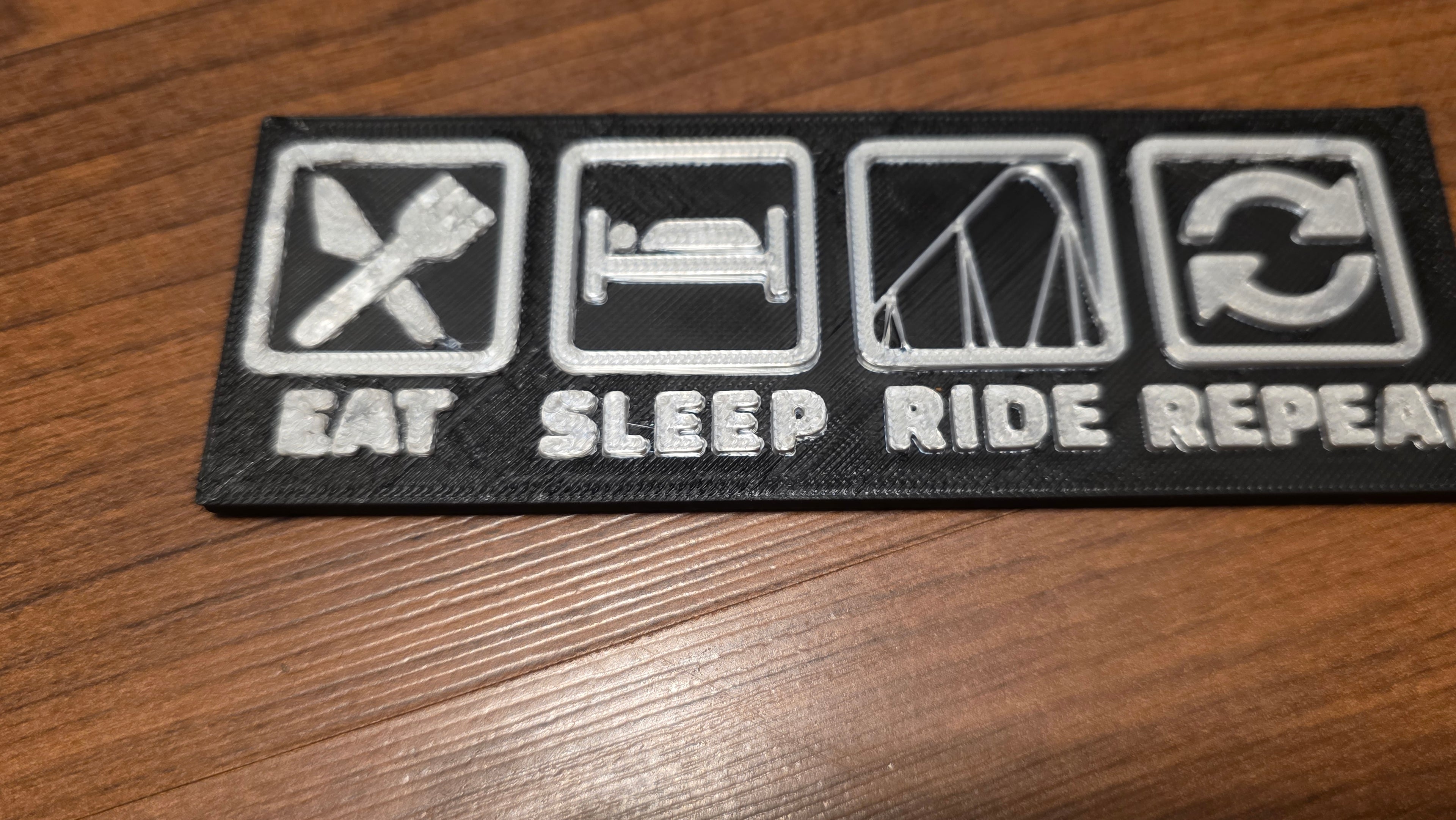 Eat Sleep Ride Repeat Magnet