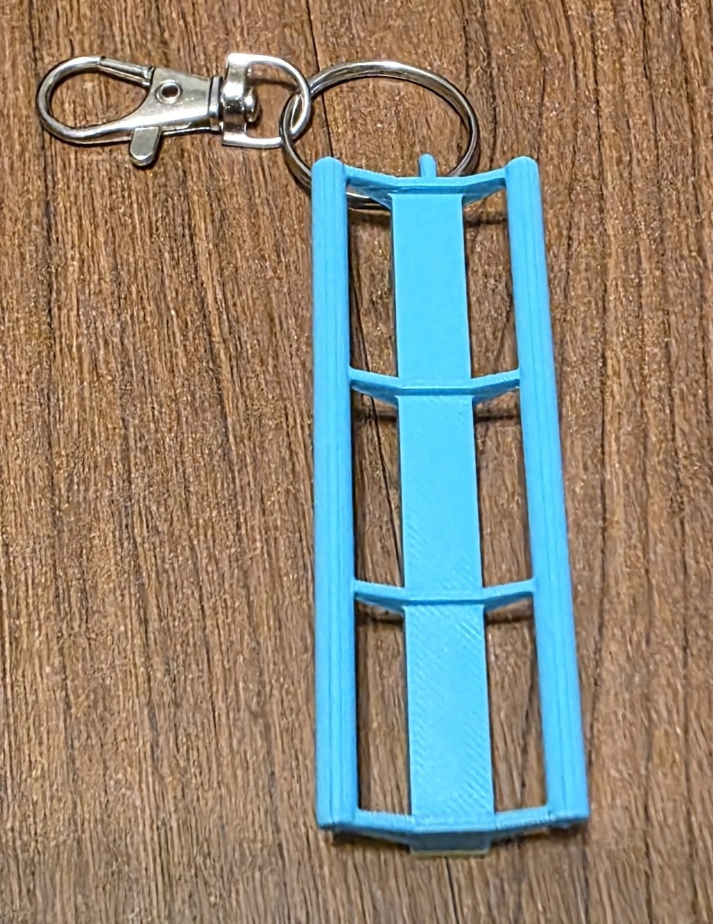 B&M Style Coaster Track Keychain 3.25"
