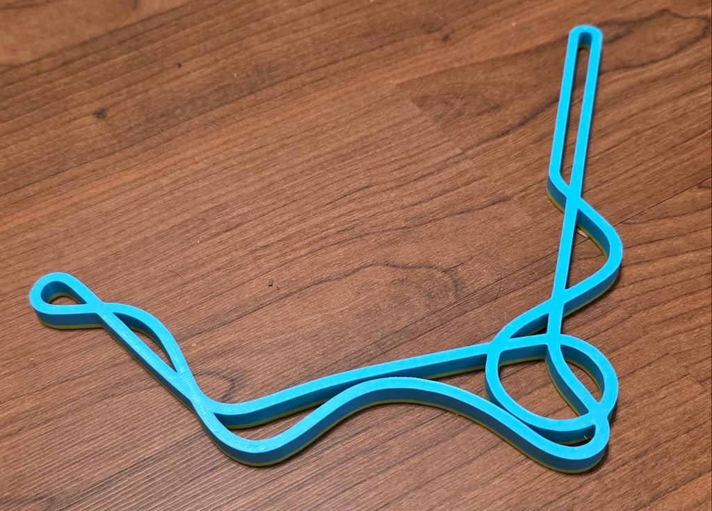 Roller Coaster Layout Wall Art 3D Prints - Carowinds