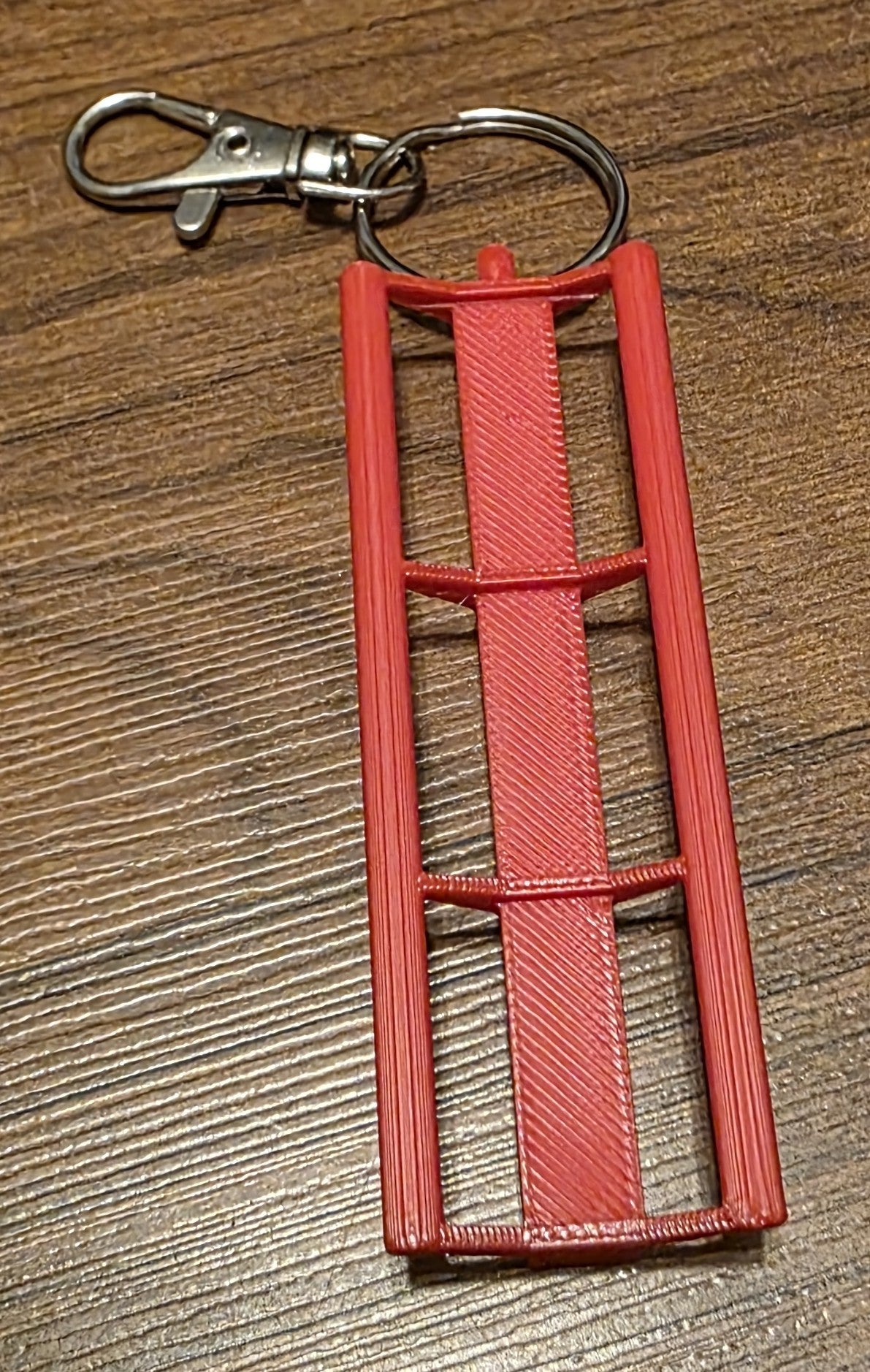 B&M Style Coaster Track Keychain 3.25"