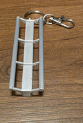 B&M Style Coaster Track Keychain 3.25"
