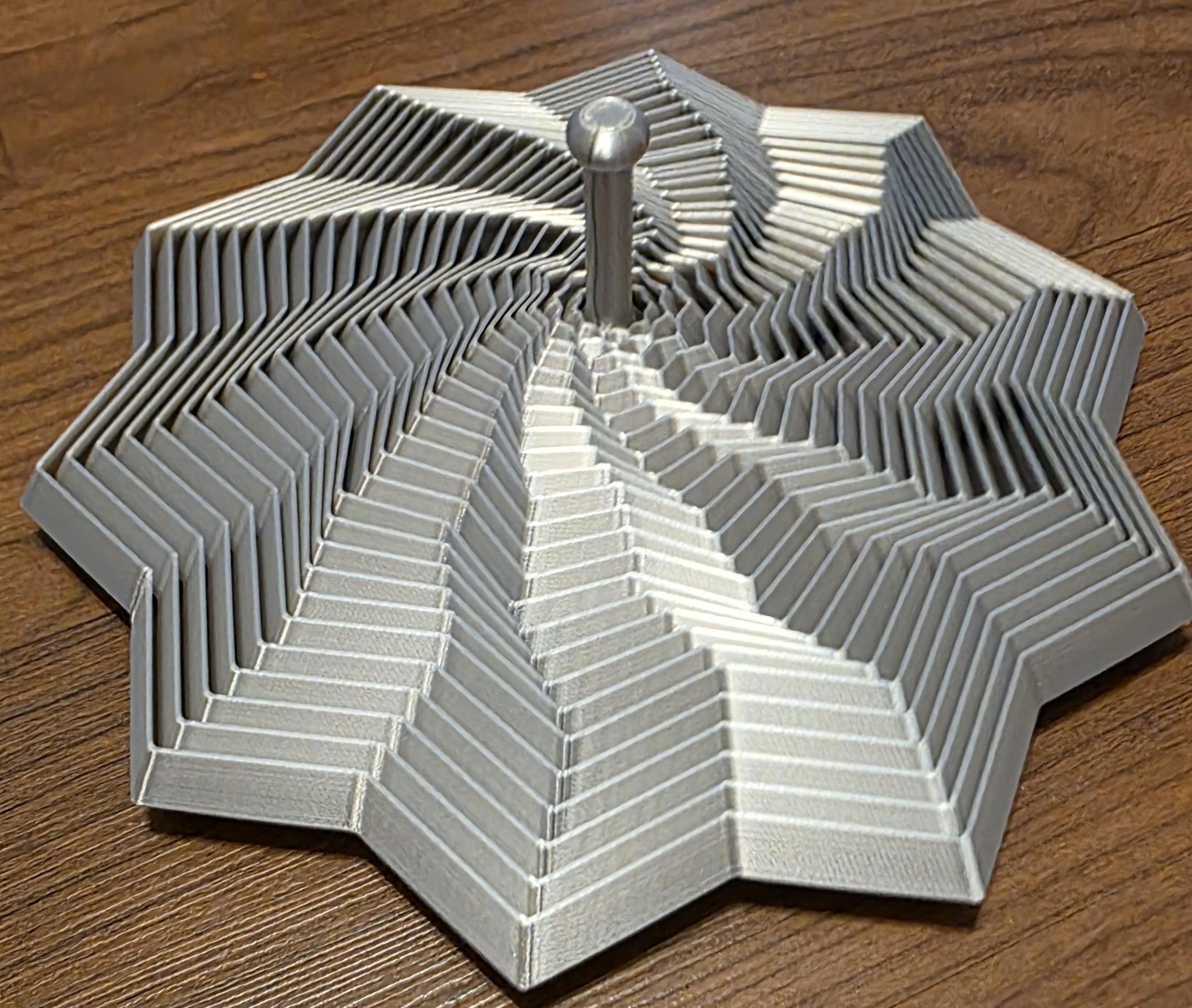 Fractal Fidget Star – 3D Printed
