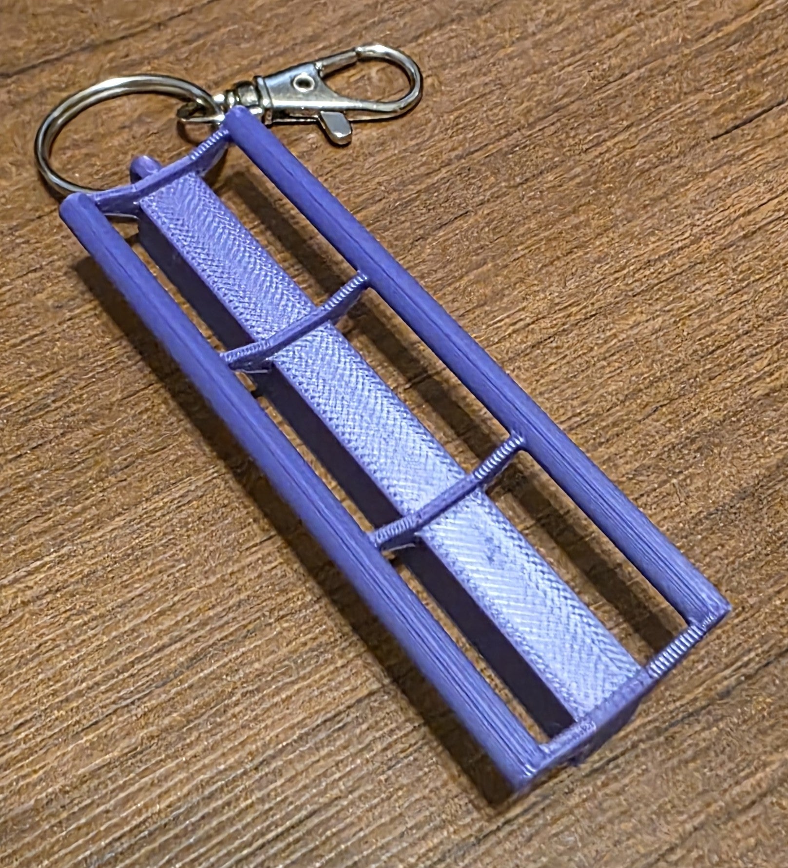 B&M Style Coaster Track Keychain 3.25"