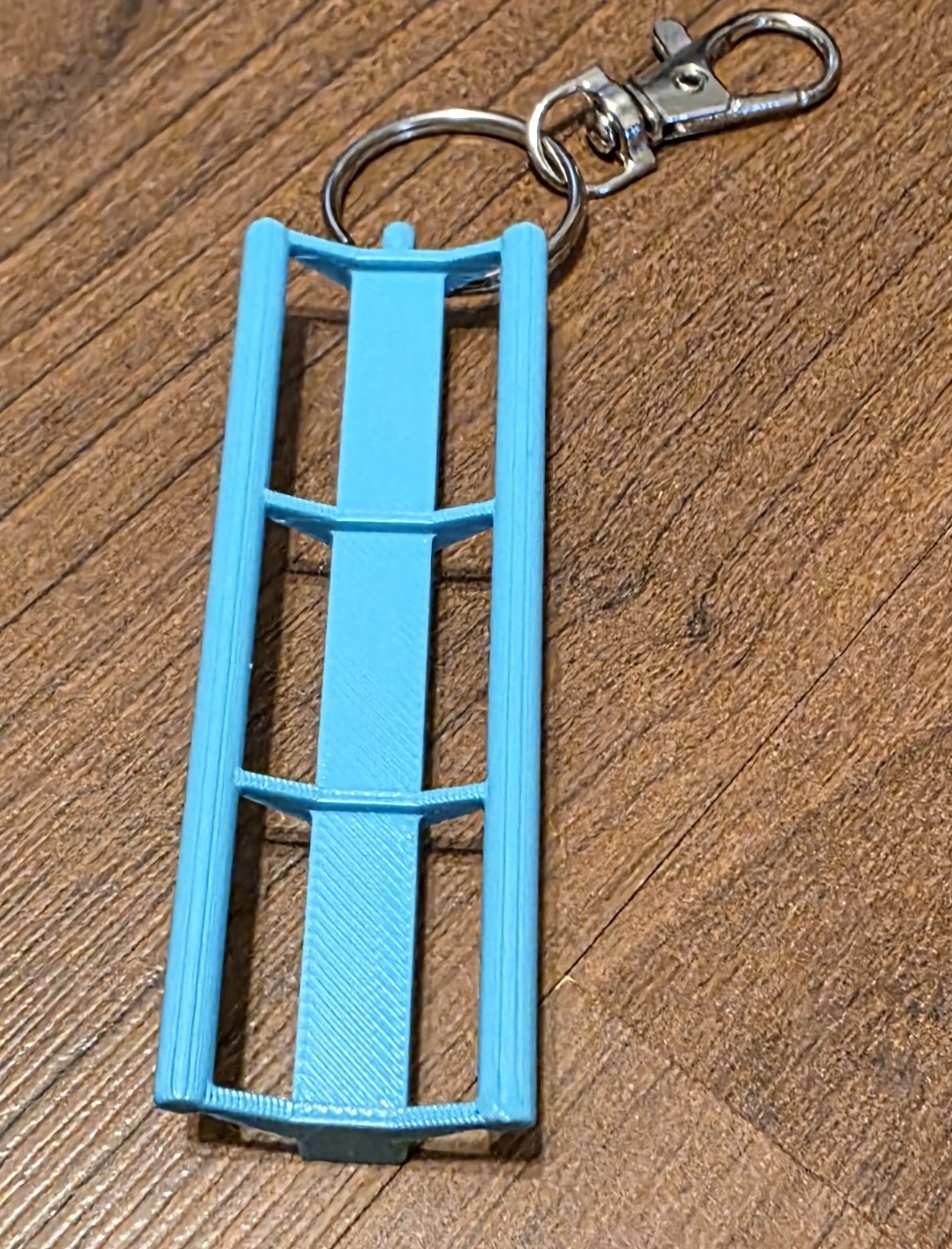 B&M Style Coaster Track Keychain 3.25"