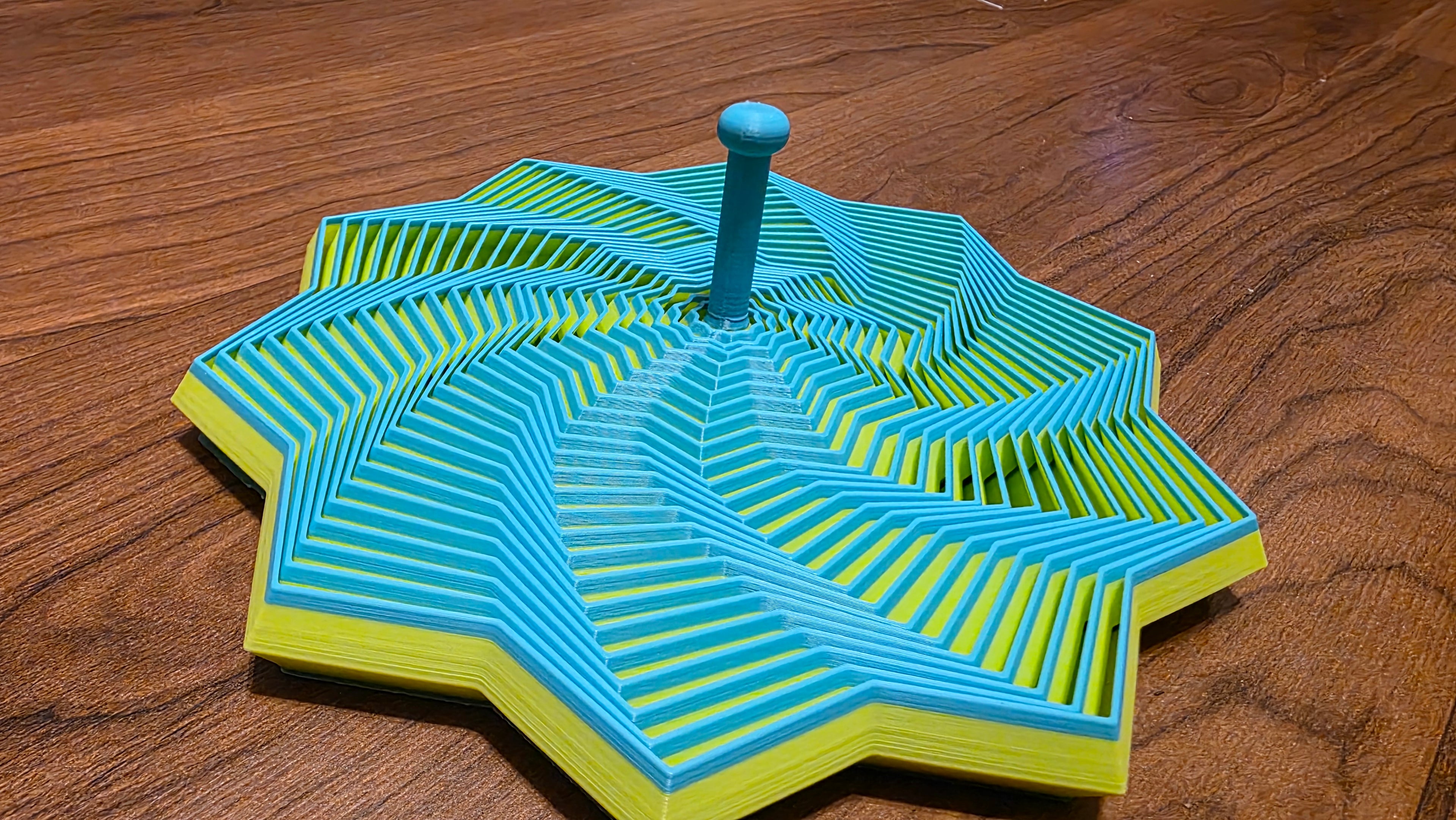 Fractal Fidget Star – 3D Printed
