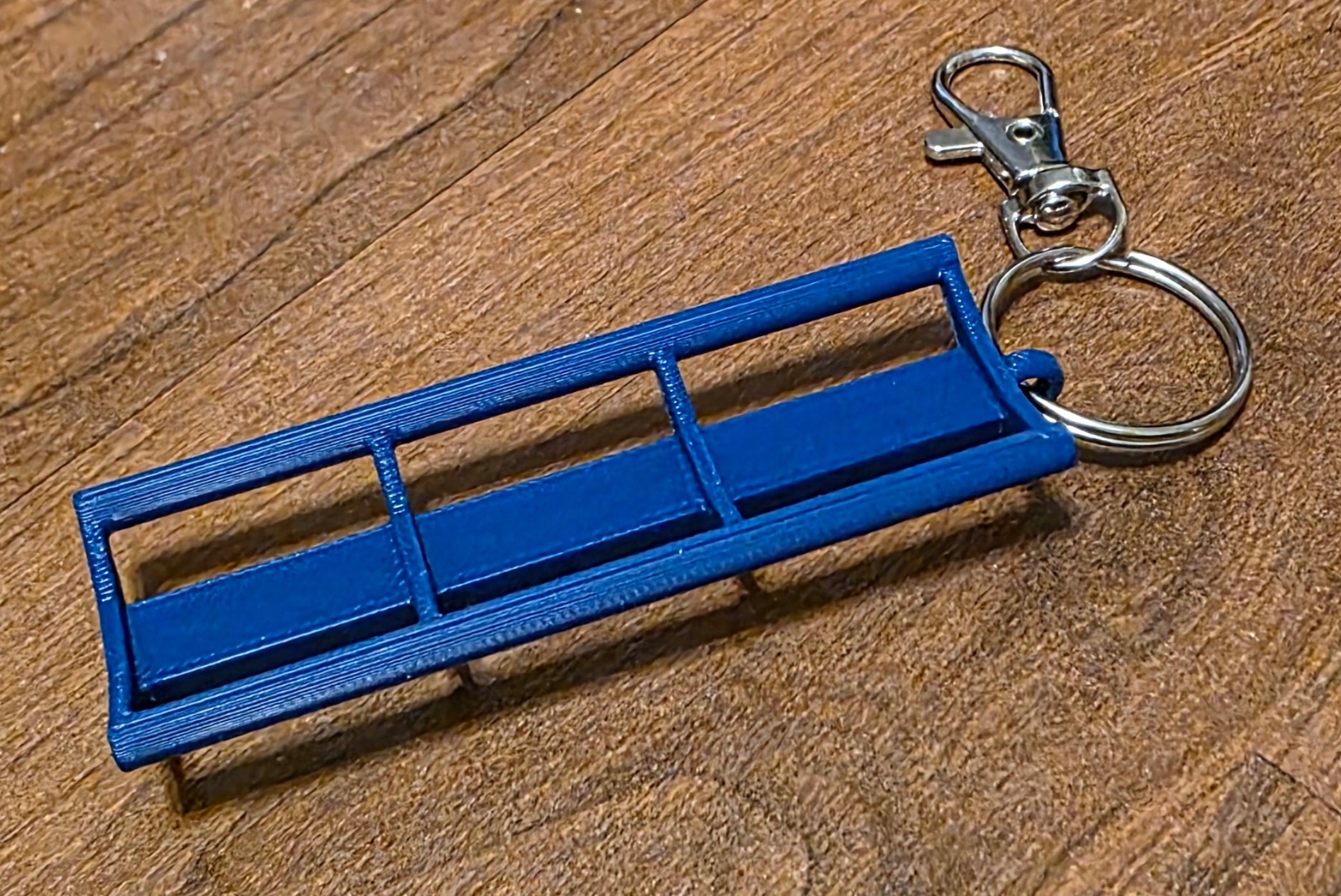B&M Style Coaster Track Keychain 3.25"