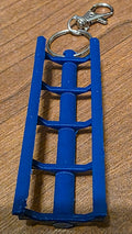 Arrow Dynamics Style Coaster Track Keychain 3"