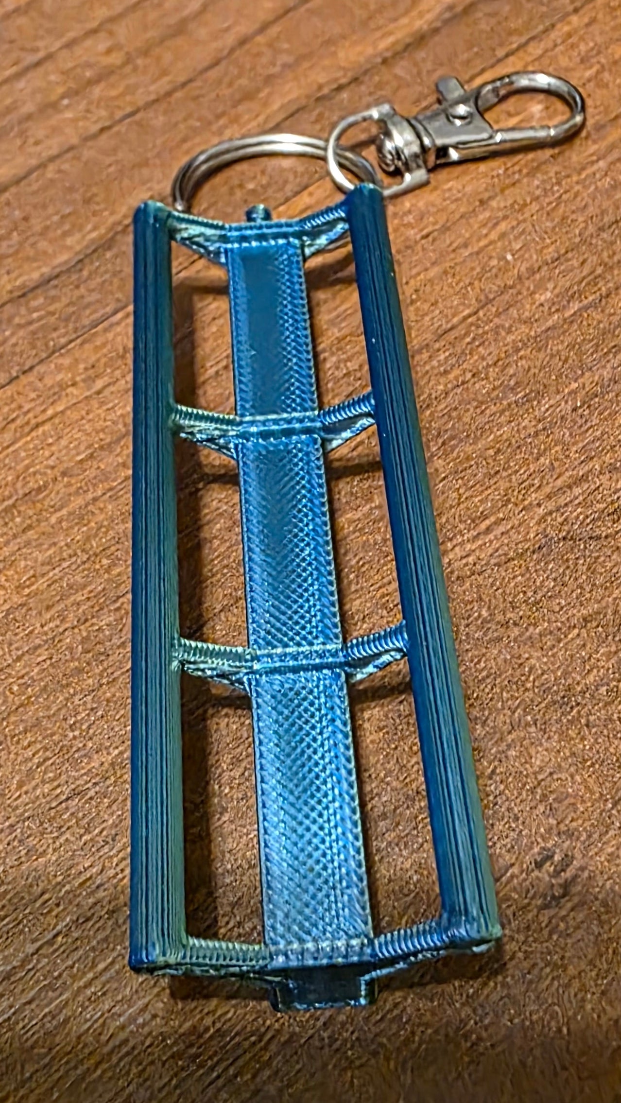 B&M Style Coaster Track Keychain 3.25"