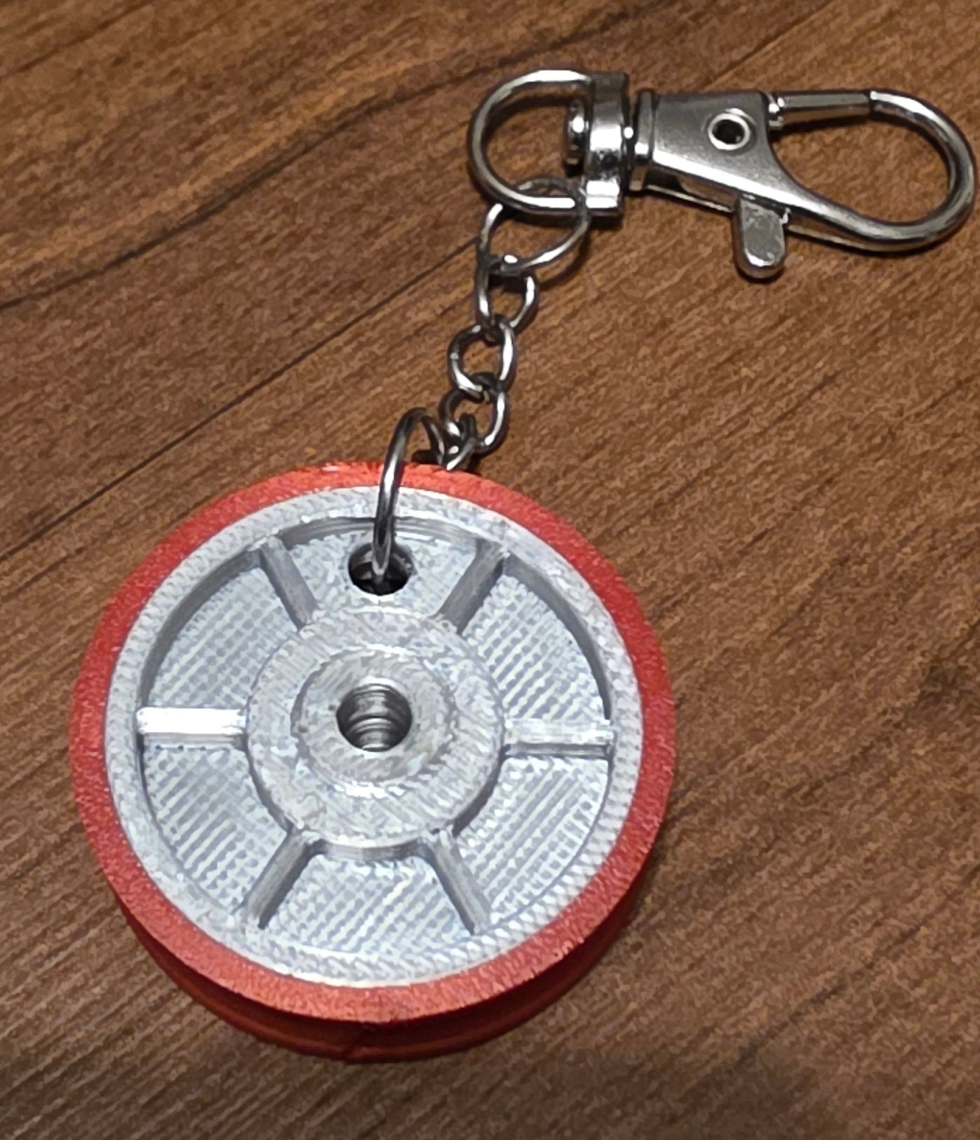 Intamin  Roller Coaster Wheel Keychain