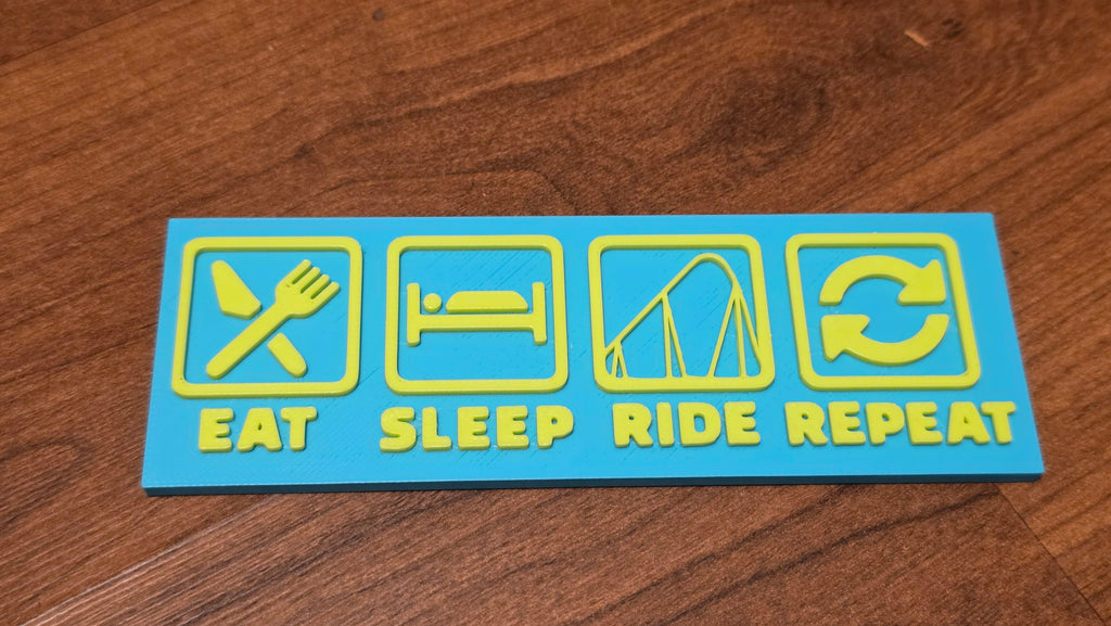 Eat Sleep Ride Repeat Magnet