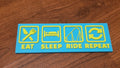 Eat Sleep Ride Repeat Magnet