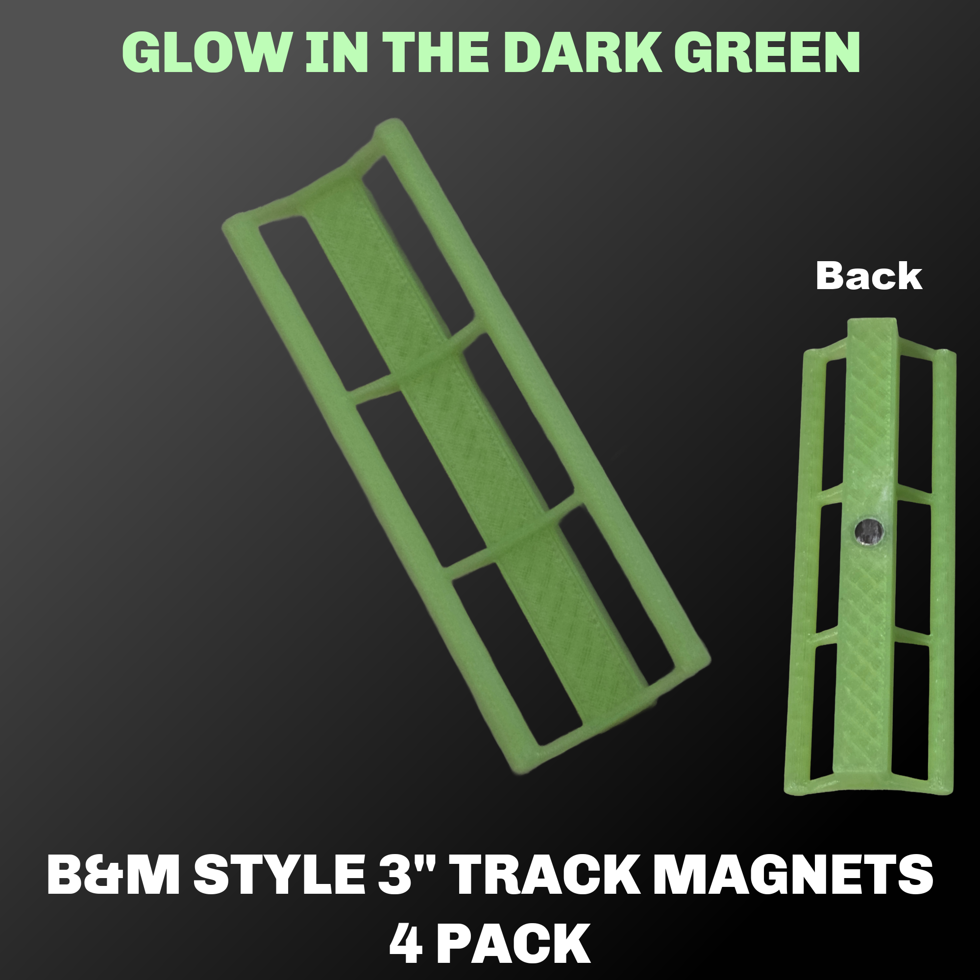B&M Style Roller Coaster Track Magnet