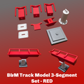 B&M Style Coaster Track Model Set