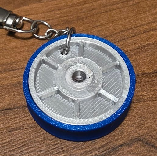 Intamin  Roller Coaster Wheel Keychain